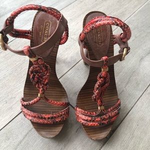 Coach heels